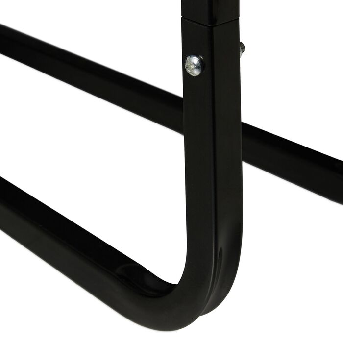 Стильна металева полиця для дров Relaxdays