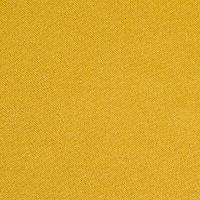 Затемнююча атласна щільна фіранка Eurofirany Logan Blackout- елегантна гладка однотонна м'яка фіранка з вишуканою гардиною для вітальні, спальні, вітальні (з воланами, гірчично-жовтого кольору, 135x270 см)