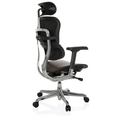 Крісло офісне / Керівне крісло ERGOHUMAN GEN2 шкіра темно-коричневе hjh OFFICE