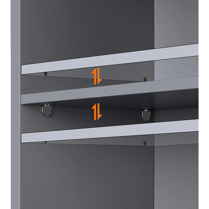 Настінний шкаф Yaheetech з однією дверцятами: для ванної, кухні, медичний, білий, 35x21x55 см