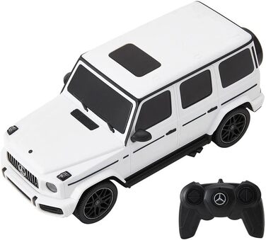 Радіокерований Mercedes-Benz G63 AMG 1:24, чорний – ліцензійна модель з амортизаторами, для дому та вулиці