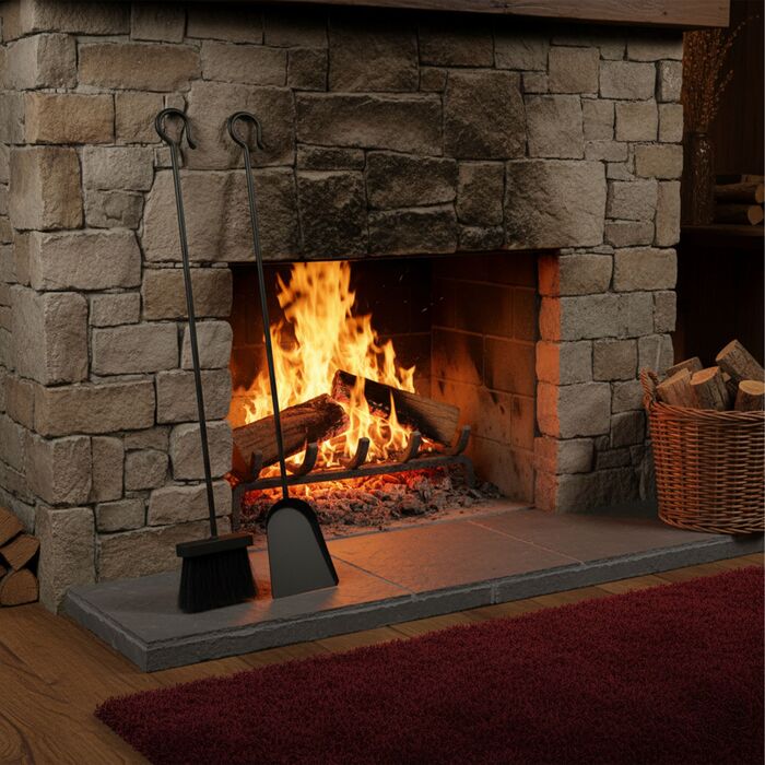 Набір для прибирання Relaxdays: мітла та совок