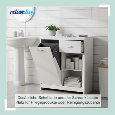 Шафа для білизни Relaxdays з містким мішком для білизни (48 л)