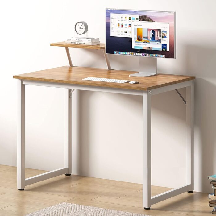 Комп'ютерний стіл SDHYL 100 см: сучасний дизайн, полиці для зберігання, ідеальний для дому та офісу