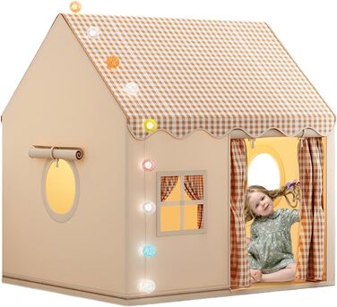 Дитячий намет-хатинка для гри в приміщенні, хакі. Міцний намет для дітей, ідеальний для ігор вдома