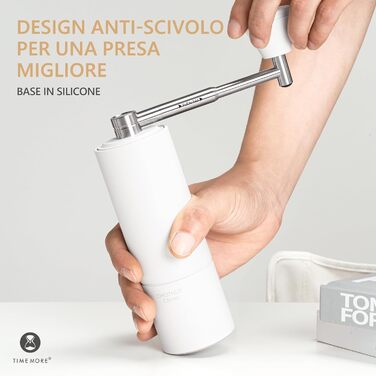 Ручна кавомолка TIMEMORE Chestnut C3S PRO з металевим корпусом для еспресо та френч-прес