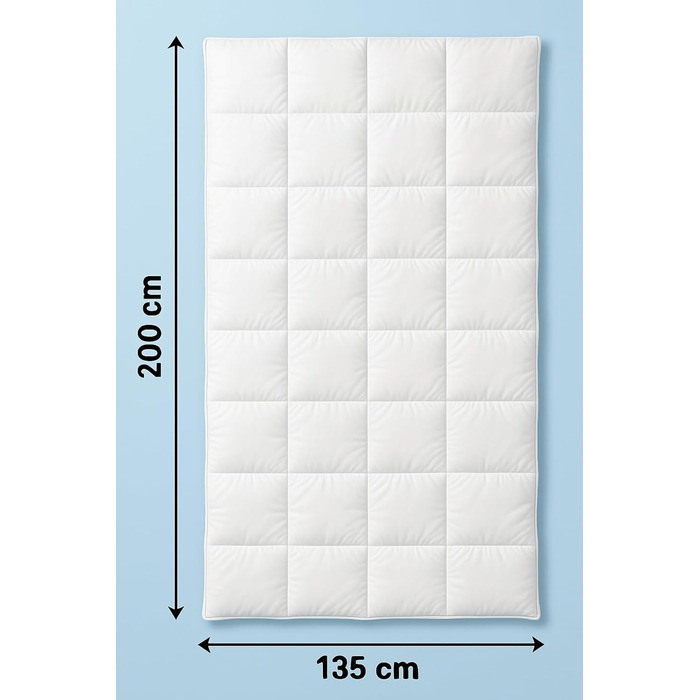 Ковдра KAMACA 135x200 см, всесезонна, вага 1400 г (2 шт.)