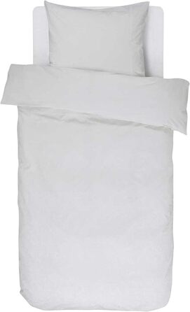 Постільна білизна з вишивкою ESSENZA Родос, 200x200 2 шт. 80x80 см, бавовняна перкаль, біла