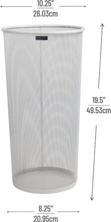 Підставка для парасолей Mind Reader 26x26x49,5 см біла металева сітка