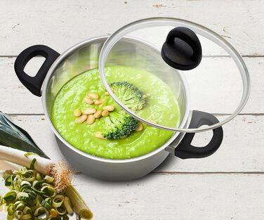 Каструля ELO Serie Turmalin з індукційним дном, нержавіюча сталь, 16 см