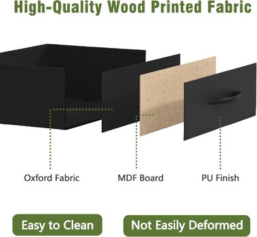 Набір з 2 тумбочок до ліжка, 40x30x60.3 см, чорний колір. Тумбочки з шухлядою для спальні, дитячої кімнати, як подарунок. Настільний столик, приліжкова тумбочка.