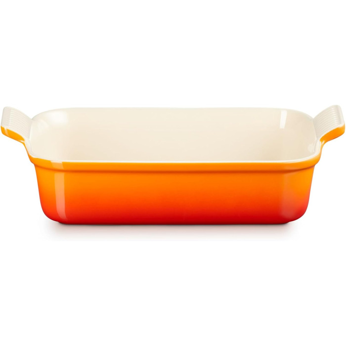 Форма для запікання Le Creuset прямокутна, 26 см, 2.4 л, кераміка, червона