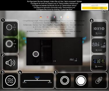 Дзеркало для ванної кімнати з підсвічуванням FORAM 120x70 см - без рами, на замовлення, сучасний дизайн