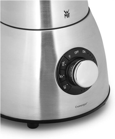 Високопродуктивний блендер WMF Kult Pro з двигуном 25 000 об/хв, 1400 Вт, скляний глечик 1.8 л, функція приготування смузі, подрібнення льоду та інтервальний режим