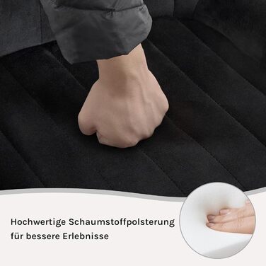 Набір з 4-х стільців Lestarain для їдальні, вітальні, кухні. Ретро стільці з м'яким сидінням (велюр, чорний), металеві ніжки, до 150 кг.