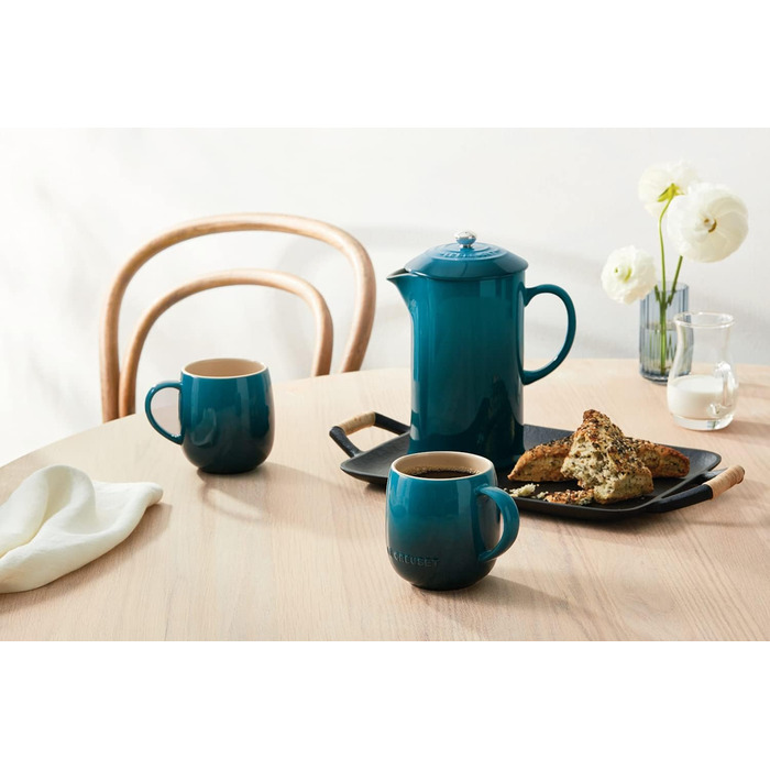 Кавоварка Le Creuset об'ємом 1 л, глибокий смарагдовий колір, кераміка
