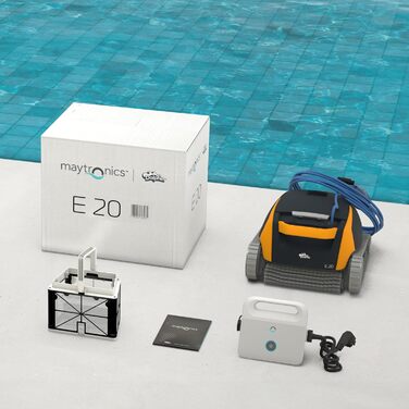 Робот-пилосос для басейну Dolphin E20 - автоматичне очищення дна та стін, для вбудованих басейнів до 10 м
