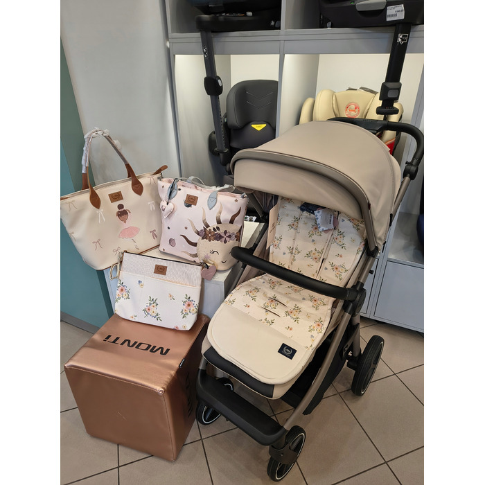 Дитячий прогулянковий візок Carrello Bravo SL Deluxe CRL-5520, колір Shale Beige