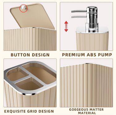 Набір аксесуарів для ванної кімнати, 25 предметів, салатовий, з душовою завісою та килимками