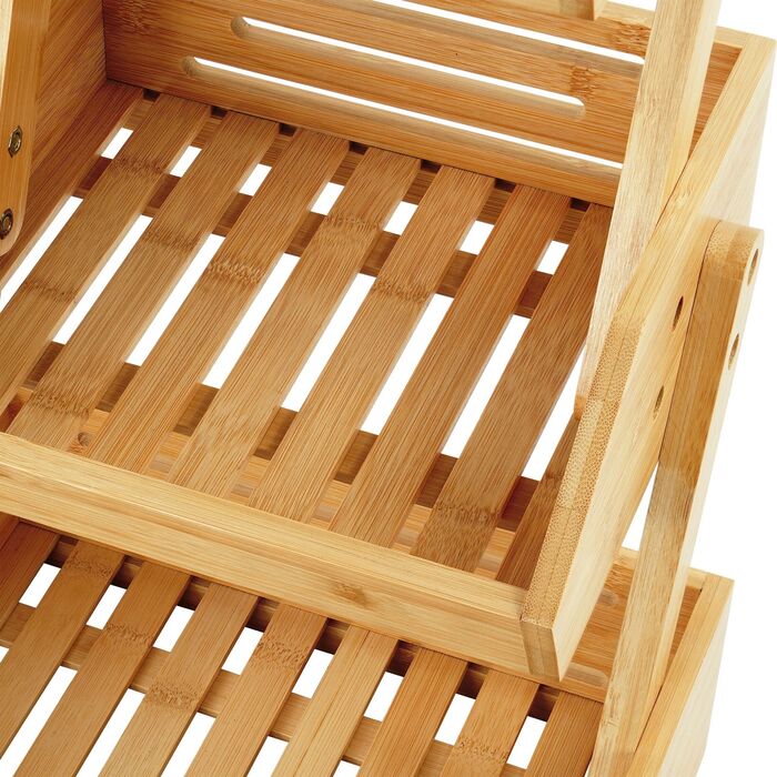 Підставка для рослин Relaxdays з бамбука, 3 яруси