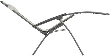 Крісло-шезлонг Lafuma Mobilier Zero Gravity R Clip - розкладне для тераси та саду, міцне Batyline®, багатопозиційне, комфортне, Франція, кольору жита