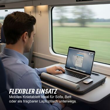 Подушка-підставка для ноутбука Relaxdays з кишенею