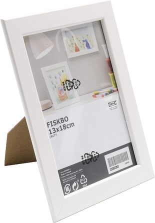 Фоторамка Ikea Fiskbo, 13x18 см, біла, 4 шт.