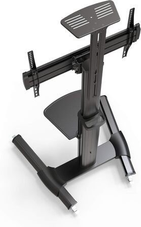 Підставка для телевізора Conecto TV Stand з роликами, регульована по висоті, поворотна, 37-70 дюймів, чорна, модель LM-FS02G