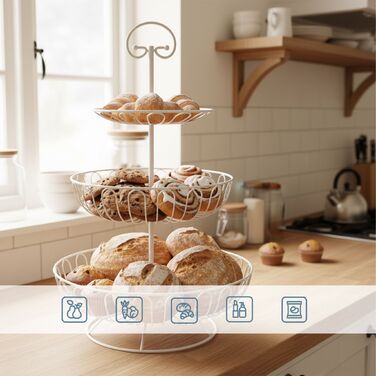 Стелаж Relaxdays з 3 ярусами