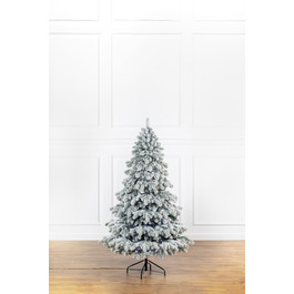 Ялинка лита 'Ковалівська' ЗАСНІЖЕНА LED (золотий - білий) 1,80м