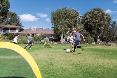 Портативний висувний набір цілей SKLZ Playmaker для тренувань та пікап-ігор (включаючи 2 голи)