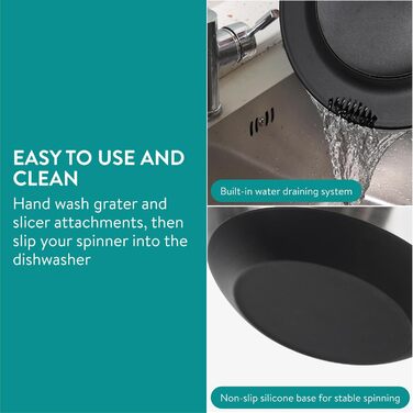 Salatschleuder Navaris з нержавіючої сталі: сушарка для салату з кришкою та ситом - сушарка для салатів