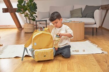 Повсякденний рюкзак-візок для друзів 2 в 1 дитячий рюкзак-футляр 25x16x39 см (жовтий)