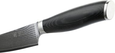 Ніж кухонний Wakoli Mikata Damast 17 см з лезом з дамаської сталі та ручкою Micarta (Сантоку)