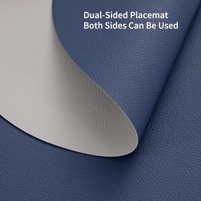 Набір серветок Myir JUN з екошкіри (6 шт., сіро-блакитний)