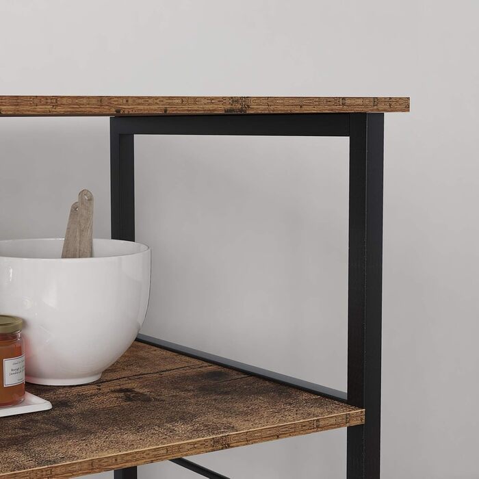 Стелаж для кухні SogesHome SH-171-BK (Retro) 90 x 40 x 83 см - органайзер для зберігання