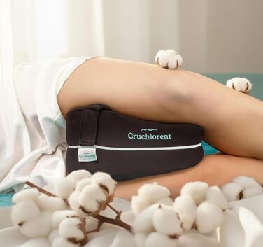 Подушка для ніг для тих, хто спить на боці, з піною з пам'яті - Інноваційна подушка для ніг, адаптована до потреб тих, хто спить на боці. Підтримує до 95 кг.