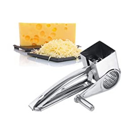 Терка для сиру з ручкою, багатофункціональна терка для сиру з ручкою, подрібнювач і подрібнювач сиру, млин для сиру Пармезан, терка для сиру з нержавіючої сталі