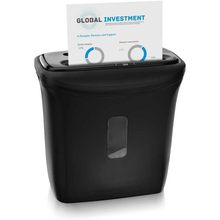 Шредер для паперу Peach PS500-40A: 10 листів, P-4, 21 літр, DSGVO, для офісу