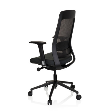 Офісне крісло / поворотне крісло CHIARO T1 BLACK сітка / тканина чорна hjh OFFICE