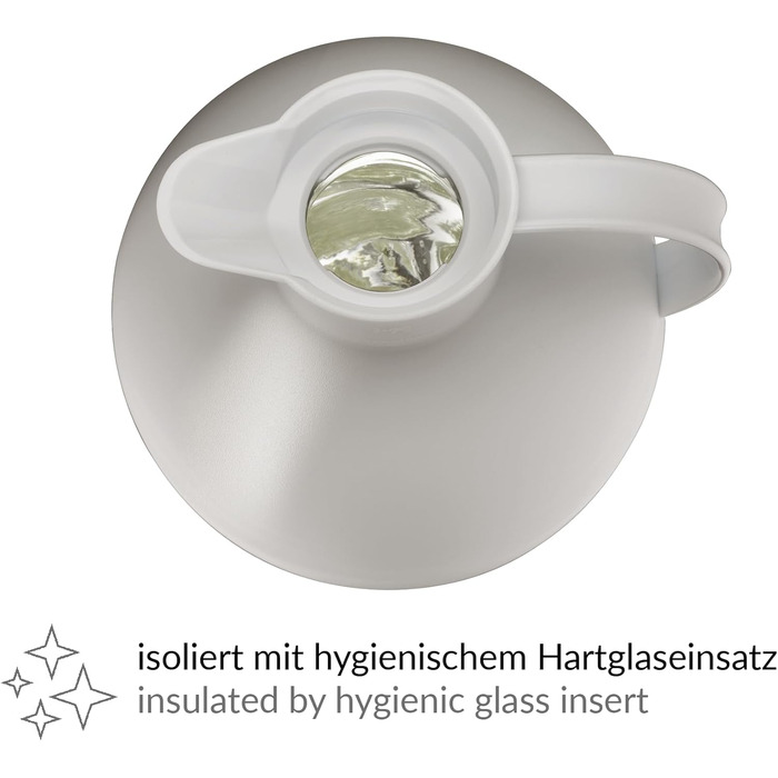 Термос Alfi Kugel 0.94л, Desert Grey Mat - дизайнерський термос з нержавіючої сталі, BPA-free