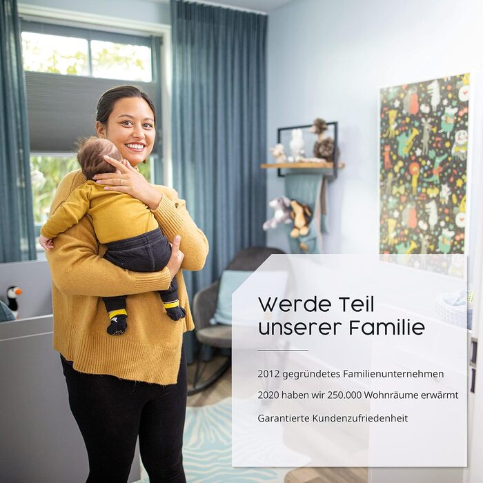 Інфрачервовий обігрівач з зображенням - Національний парк (18) - 1200 Вт з термостатом та додатком Könighaus - білий каркас