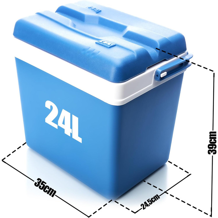 Сумка-холодильник BigDean Cool Box 24 літри для кемпінгу, барбекю, пікніка та саду