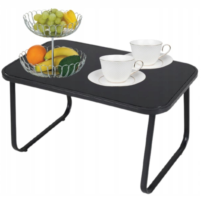 Комплект садових меблів зі штучного ротанга ZD Trading Lato, чорний, 4 предмети