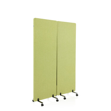 Набір з 2-х мобільних акустичних перегородок FLEXMIUT, зелені, hjh OFFICE