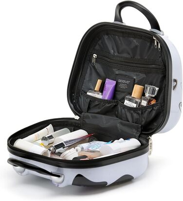 Набір дорожніх валіз BEIBYE Butterfly 2060 з TSA-замком, 4 предмети: XL (75см), L (66см), M (56см) та косметичка (S), міцний пластик