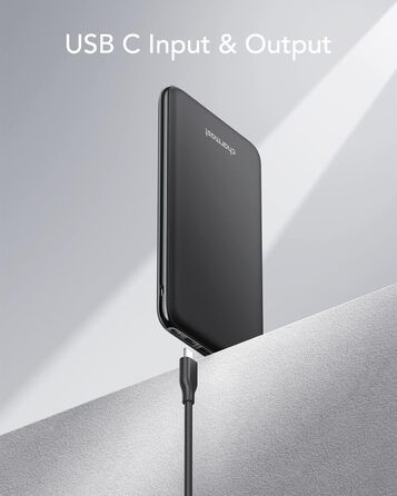 Входи, 4 виходи, сумісний з iPhone, Samsung, Huawei, 26800mAh Power Bank USB C, 3