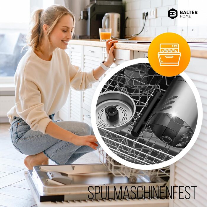 Бальтер Швидкий Соковичавник: Великий отвір 135 мм, 300 Вт, для овочів та фруктів, BPA Free, тихий (ZP-03)