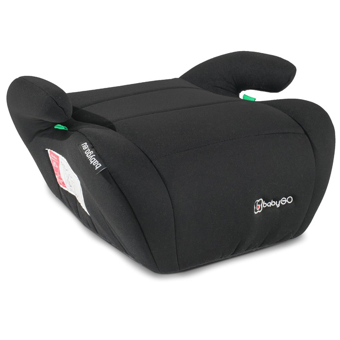 Підвищувач для автокрісла babyGO Sitzerhöhung Booster, I-Size, 125-150 см, чорний