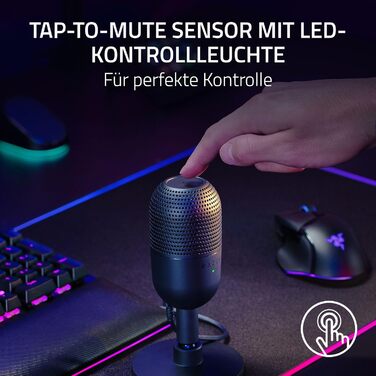 Мікрофон Razer Seiren V3 Mini - компактний USB мікрофон для стрімінгу та запису